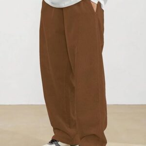 SMOWKLY Men's Premium Polycotton Causal Baggy Fit Jogger