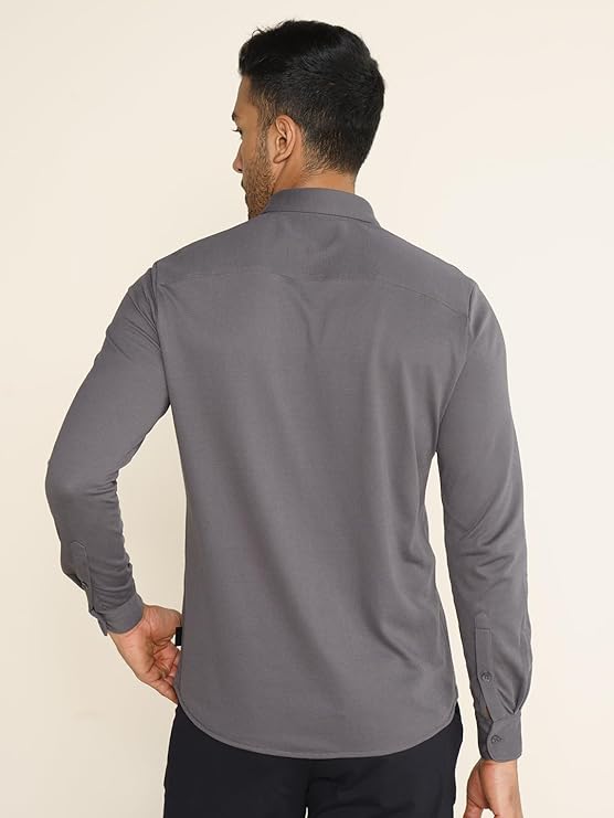 DAMENSCH Men's Constant Cotton Thermoregulating Pique Full Regular Fit Shirts - Image 3