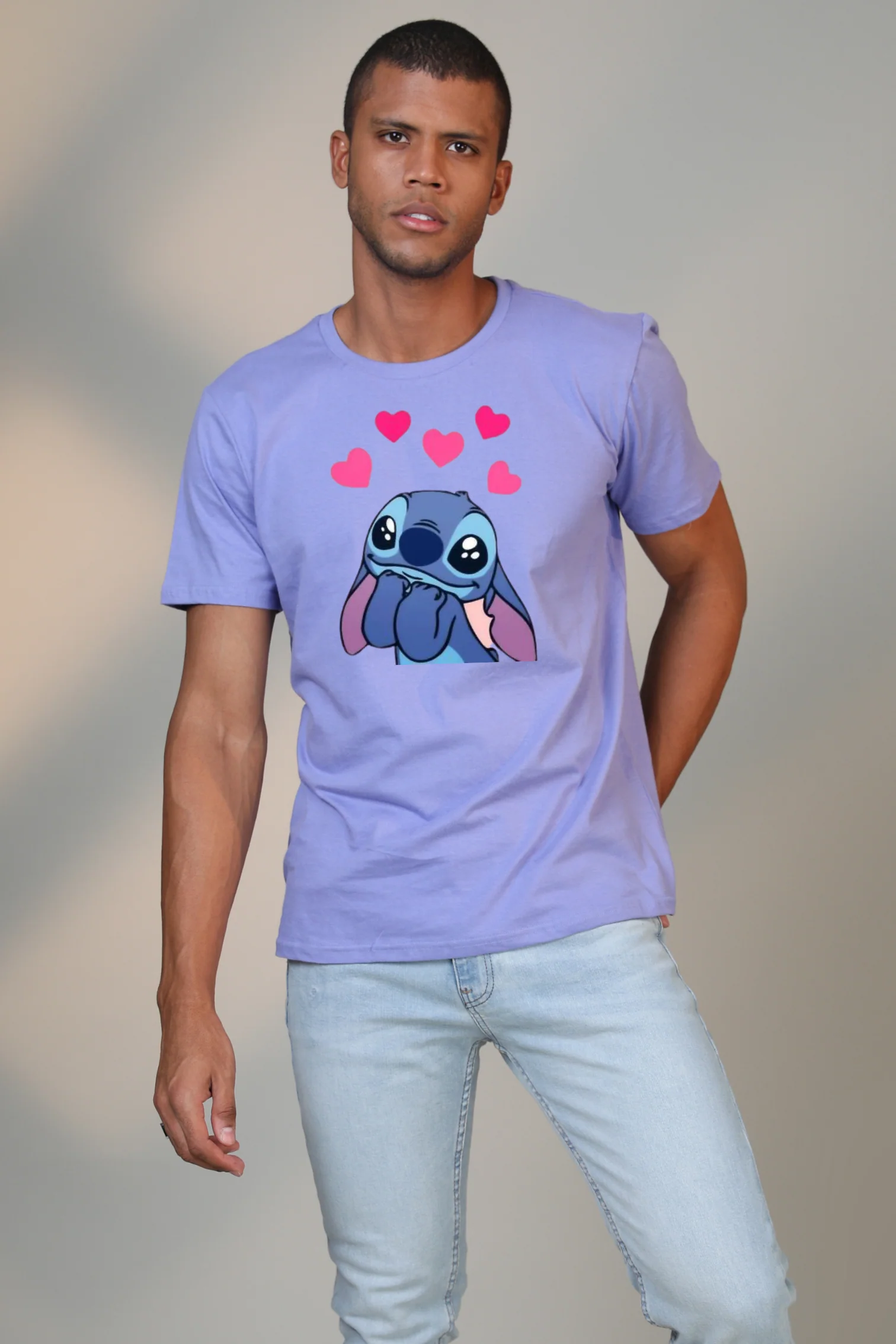 Stitch- Half sleeve t-shirt - Image 2
